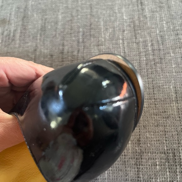 YSL Black Patent leather Ankle Strap Stilletto heels *Needs Repair* - Picture 8 of 10